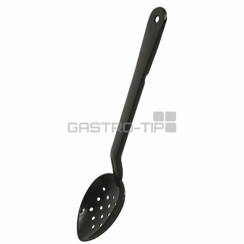 Lžíce černá perforovaná - 300 mm
