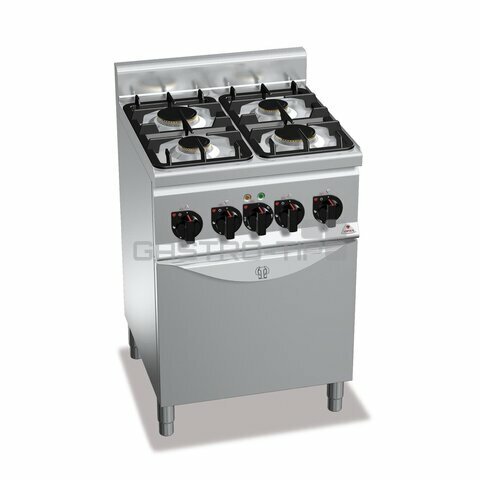Plynový sporák Bertos G6F4PW+FE1 (22 kW)