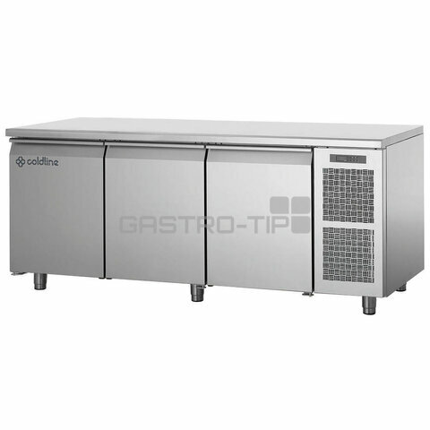 Mrazící stůl TP17/1B s deskou bez zadního lemu