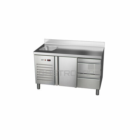 Stůl chladící ETP-7-135-12 HC S GI agregát vlevo + dřez