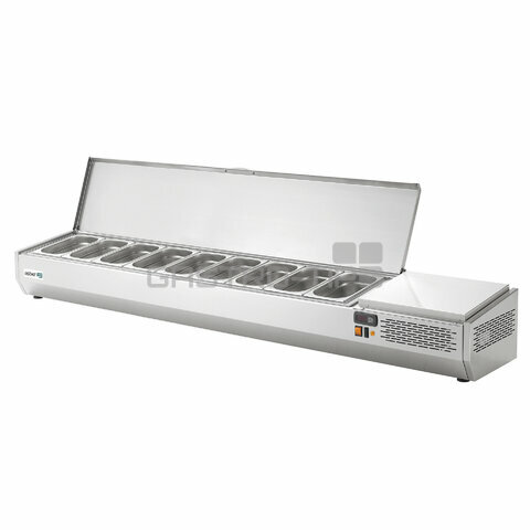 Pizza chladící pultová vitrína Asber GVL-154 (GN1/3)