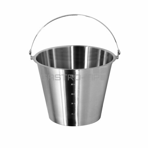 Vědro bez podstavy (Ø300 mm, 12 l) nerez ECO