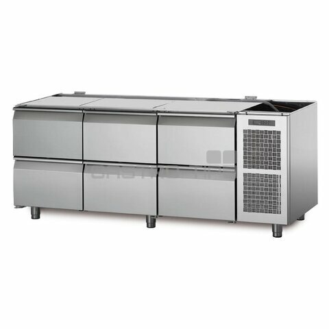 Chladící stůl TS17/6M bez vrchní desky