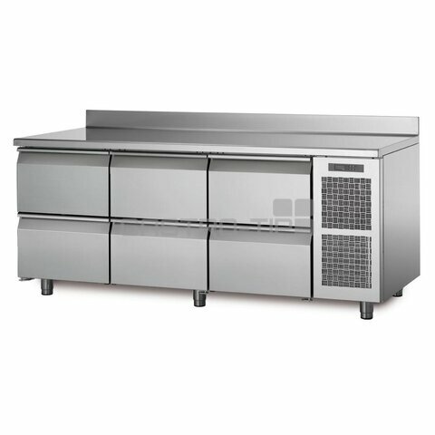 Chladící stůl TA17/6M s deskou a zadním lemem