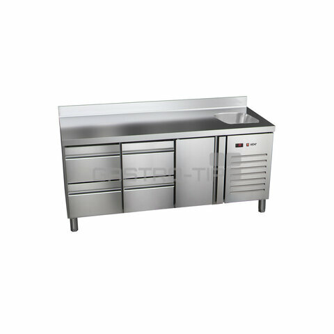 Stůl chladící ETP-7-180-14 HC S + dřez