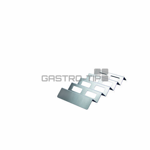 Prodejní podložka z otvory nerez 370x175x35 mm