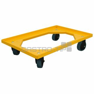 Vozík 2 ot.kolečka guma - žlutý