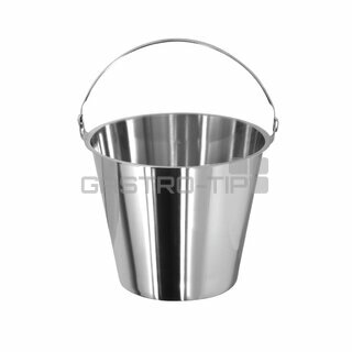 Vědro bez podstavy (Ø310 mm, 12 l) nerez