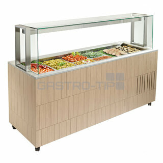 Vitrina bufetova vyhrivana DOGE Servito 1400 2PC