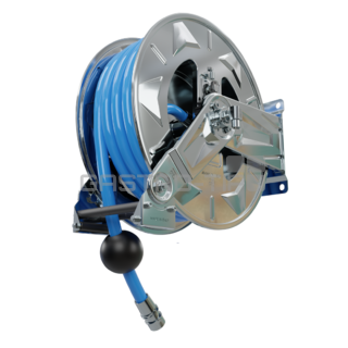 Buben samonavíjecí s hadicí 15m 1/2"had. modrá (max 20 bar/+70°C)