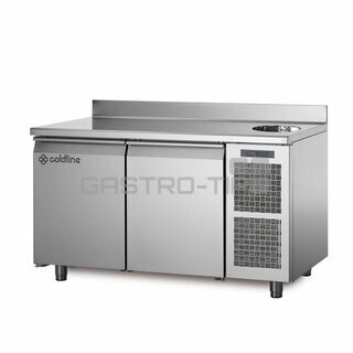 Mrazící stůl TA13/1BS s deskou, dřezem a zadním lemem