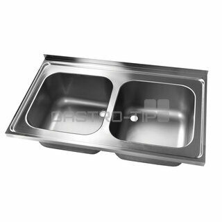 Dřez 1400x800 2x (600x600x400)