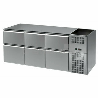 Stůl chladící barový RBOD-106E (3 sekce/délka 2090mm)