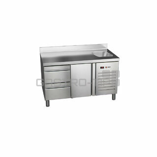 Stůl chladící ETP-7-135-12 HC S + dřez