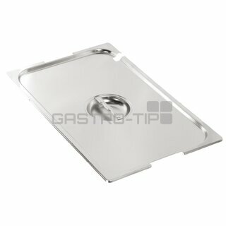 Víko GN 1/4 nerez, výsek pro naběračku a ucha