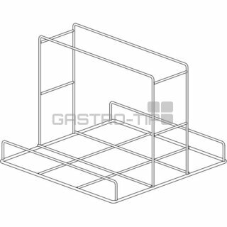 Koš stojanový nerez 500 x 500 x 160 mm