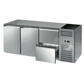 Stůl barový REGD 322N 3sekce linie 700 (bez chl.vany)