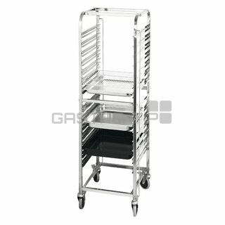 Regálový nerez vozík RVJ-14xGN 2/1