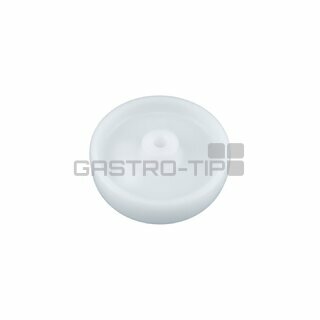 Kolečko plastové bílé pr.125