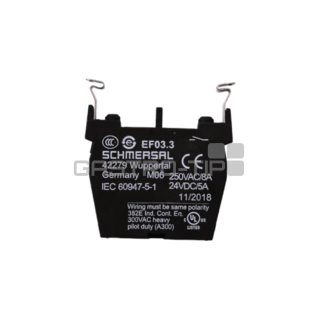 Kontakt tlačítka 1 NO zel. EF03.3 SEY