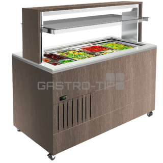 Vitrina bufetova vyhrivana DOGE ISOLA 1000 1PC