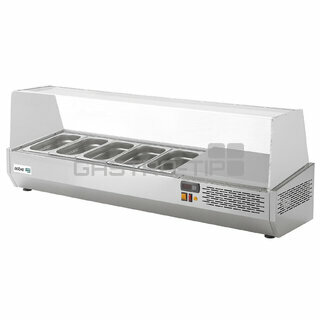 Pizza chladící pultová vitrína Asber GV-135 (GN1/4)