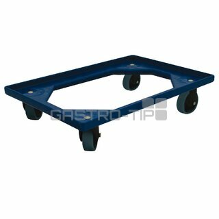 Vozík 2 ot.kolečka guma - modrý