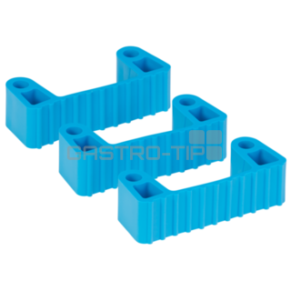 Svorka gumová (3ks) bez kolíčků modrá 10023
