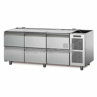 Chladící stůl TS17/6M bez vrchní desky