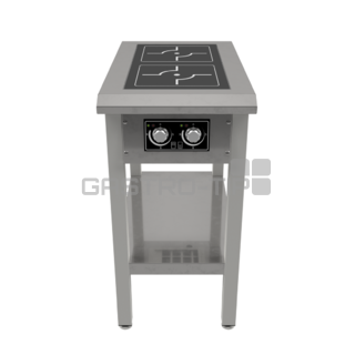 Sporák indukční PIN 02 F/L 10kW (hranaté zóny 2x 5kW)