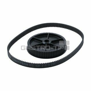 Řemem motoru mlýnku