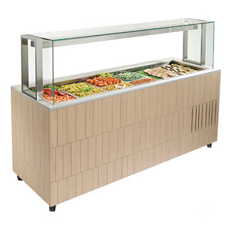 Vitrina bufetova vyhrivana DOGE Servito 1400 BM